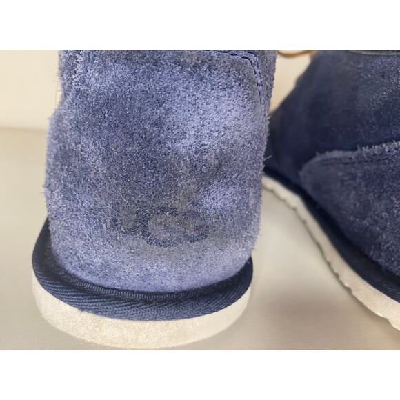 UGG CHUKKA BOOTS MENS 13 SUEDE LEATHER MAKSIM BLUE WOOL LINED LACE UP COMFORT - Picture 11 of 14